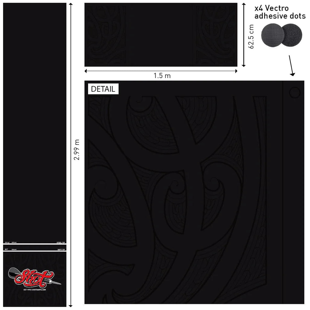 Shot Professional T Dart Mat