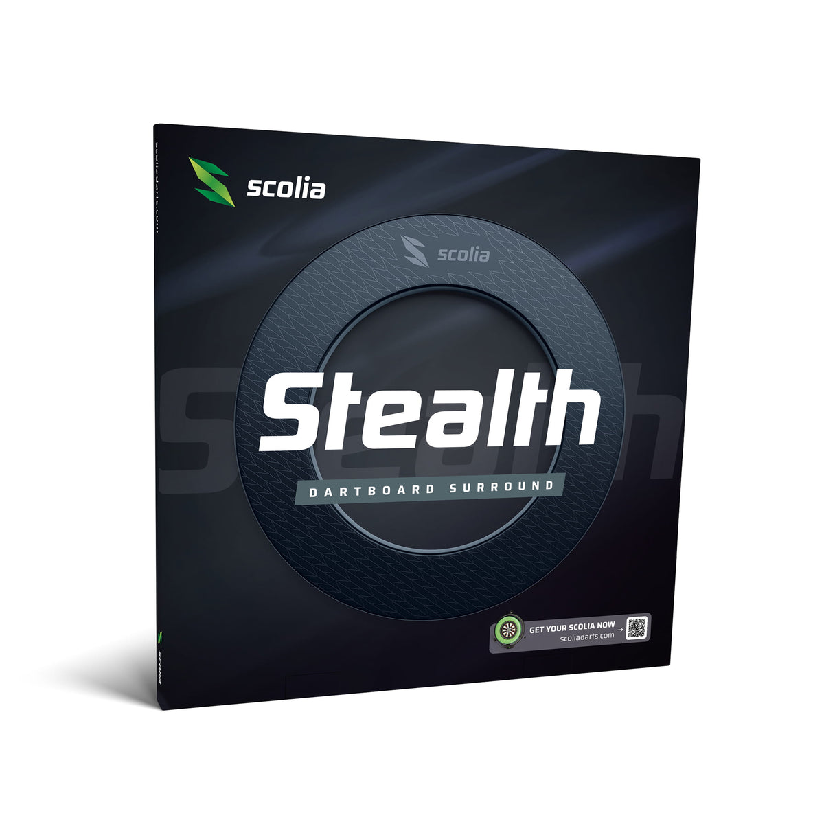 Scolia Stealth dartboard surround packaging